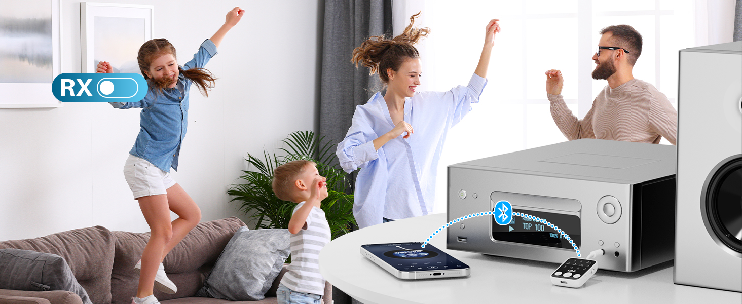 bluetooth receiver for home stereo