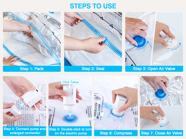 air pump for vacuum storage bags