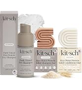 Kitsch Rice Water Protein Shampoo & Conditioner Set with Volumizing Dry Shampoo Powder – 3-Piece ...