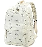 Backpack for Teen Girls Corduroy Bookbags Elementary Middle High School School Bag Lightweight Wo...