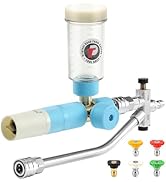 Tool Daily Foam Cannon with Dual Connector Accessory, Original Soap Cannon for Pressure Washer, 5...