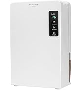 VIVOSUN Electric Mini Dehumidifier, Ultra-Quiet Auto Defrost Dehumidifier with Timer, 2200ML Wate...