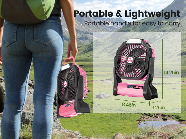 battery fans portable