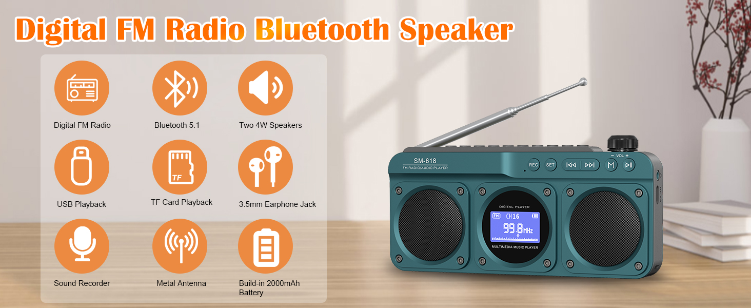 FM Bluetooth Speaker