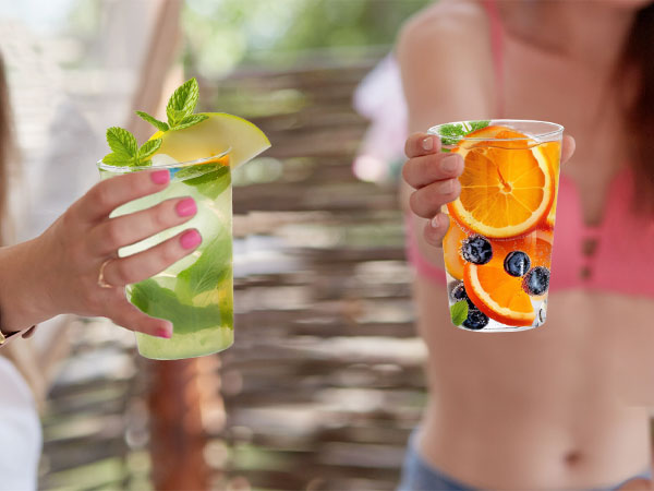 plastic cups