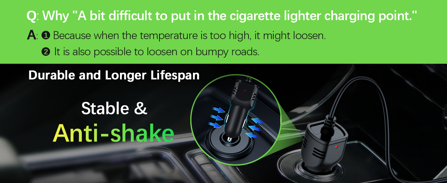 Dash Camera Car Charger