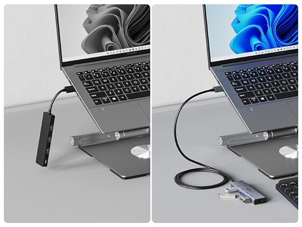 hub with long cable