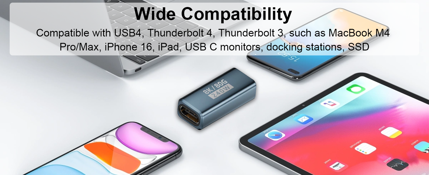 usb c female to female adapter