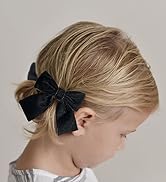 baby velvet hair bow clips