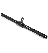 Yes4All Cable Machine Attachment, Tricep Straight Bar, V Bar, LAT Pulldown Attachments/Accessorie...