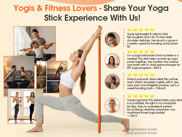 yoga stick for stretching