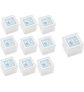 1000 PCS/10 Pack of Lab Microscope Slides, 18x18mm Glass Slides for Microscope,0.13-0.17mm Thick ...