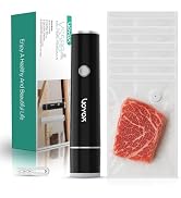 VOYOR Handheld Vacuum Sealer for Food, Cordless Vacuum Sealer | 65kPa Powerful Suction, Auto Stop...
