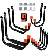 HORUSDY 10-Pack Heavy Duty Garage Storage Hooks Assorted Utility Hooks, 9", 7", 5", 3.5", 3" Two ...