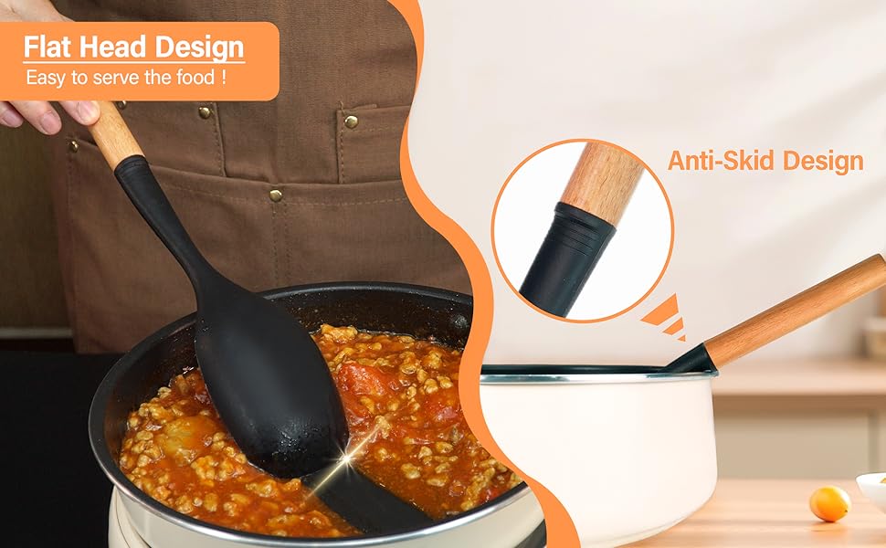 Silicone Kitchen Utensils Sets for Cooking