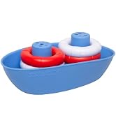 Ubbi Boat & Buoys Bath Toys, Includes 1 Boat and 4 Buoys, Bath Time Toys for Toddlers