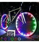 DAWAY A01 LED Bike Wheel Lights - Bright Bicycle Spoke Lights, Safety Waterproof Bike Tire Lights...