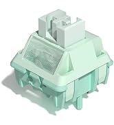 Womier Keyboard Switches 42gf Lubed Linear Switch, Full POM Materials, 22mm Long Spring, 5 Pin Cr...