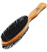 Kent CC20 Double-Sided Clothes Brush Boar Bristles Lint Remover. Firm for Dust and Dirt, Soft for...