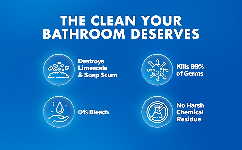 lysol shower cleaner bleach liquid disinfectant spray, bleach-free formula