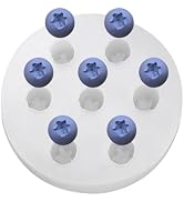 Liobelon 7 Cavity Blueberry Silicone Mold - Realistic Berry Baking Tool Artificial Fruit Fondant ...