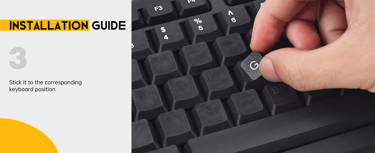 keyboard letter stickers