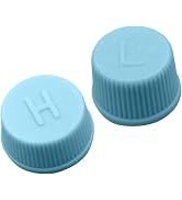 2 Pcs Blue Replacement Valve Caps for Car Air Conditioning, Leakproof R134a AC System Charging Po...