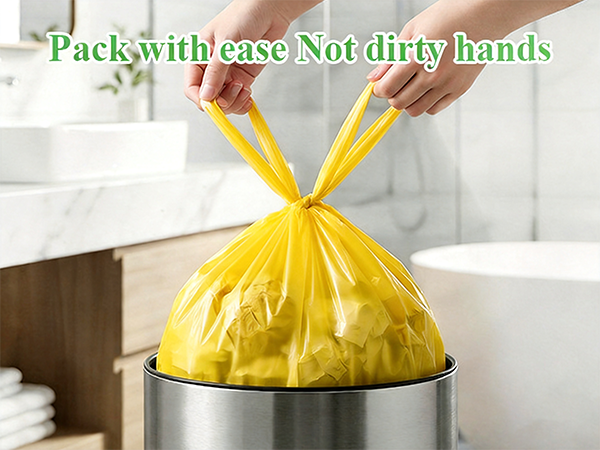 With Handle Small Bathroom Trash Bags