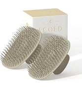 Ecoed 2 PC Scalp Massager Shampoo Brush, Scalp Scrubber & Exfoliator for Dandruff Removal, Wet & ...