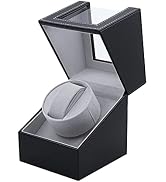 Mcbazel Single Watch Winder, Ultra Quiet Japanese Motor Automatic Watch Winder Box with Multiple ...