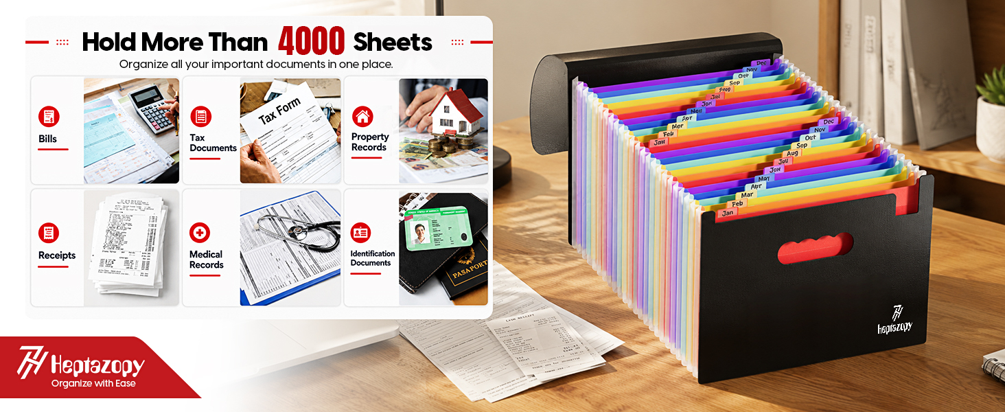 expanding files & wallets filing folder