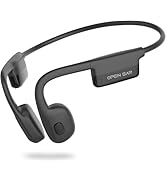 SANOTO Bone Conduction Headphones Bluetooth 5.3,Open Ear Headphones with Dual-Microphone Noise Re...