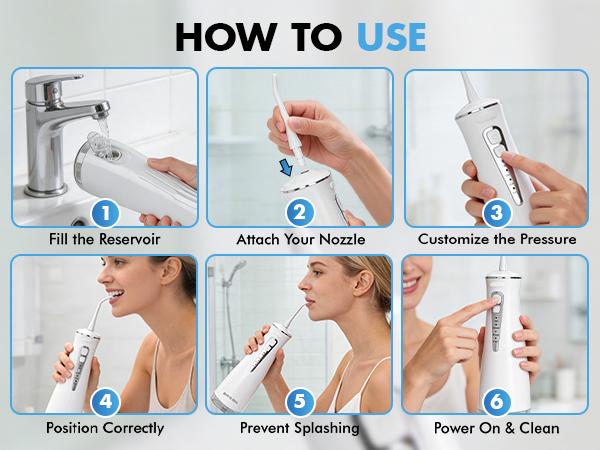 cordless portable water picks for teeth