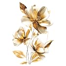Wall Stickers DIY Flower Wall Decal Removable Waterproof Wall Art