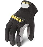 Ironclad mens Work Multipurpose Gloves, Grey, Large Pack of 1 US
