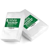 O2frepak 100 Count Vacuum Sealer Bags 50 of Each Size 50 Pint 6"X10"and 50 Quart 8"X12"BPA Free S...