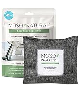 Moso Natural Car Air Freshener and Deodorizer | Long Lasting Bamboo Charcoal Odor Absorber | Non ...