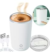 Self Stirring Mug,USB Rechargeable Self-Stirring Coffee Mug,Automatic Magnetic Electric Mixing Cu...