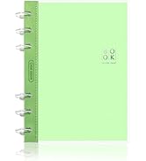 CAGIE Discbound Notebook, A5 Notebooks with Removable Pages 100 gsm, Small Notebook 5x7 College R...