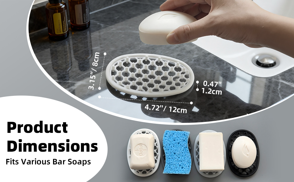 bathroom soap dishes