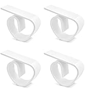Andiker 12Pcs Tablecloth Clip, Plastic Picnic Table Cloth Holders Lightweight Table Cover Clamps ...