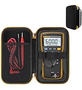CAIOVSE Hard Multimeter Case for Fluke 117/115/116/114/113/177/178/179/233 Digital Multimeter, Co...