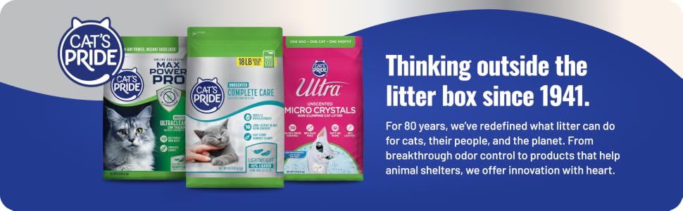 Thinking outside the litter box since 1941.