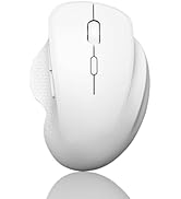 Uiosmuph G09 Bluetooth Wireless Mouse, BT5.1 & 2.4Ghz Rechargeable Computer Mouse with USB Receiv...