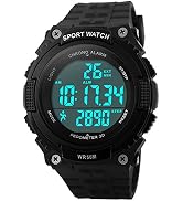 FANMIS Men Pedometer Watches Military Multifunctional 50M Waterproof Digital Outdoor Sports Watch