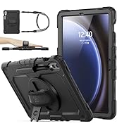 SEYMAC stock for Samsung Galaxy Tab S9 FE+ Plus 5G Tablet Case 12.4'' 2023 with Screen Protector ...