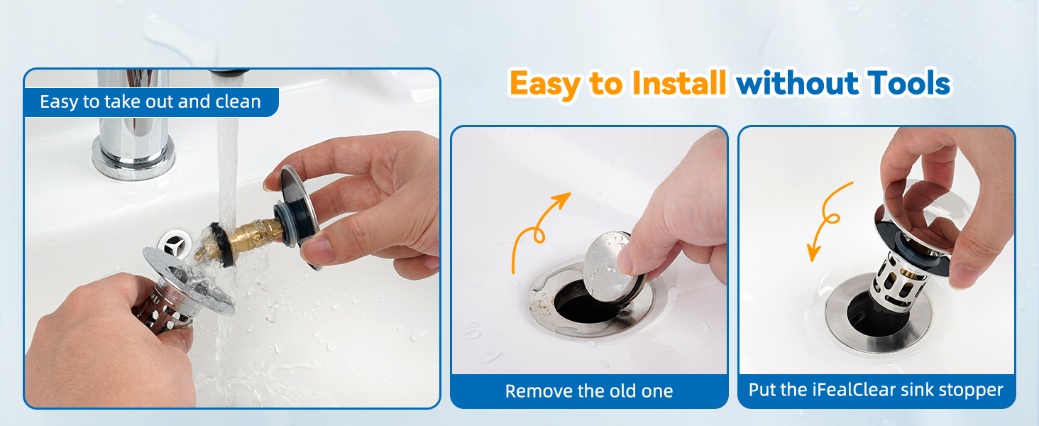 pop up drain stopper strainer