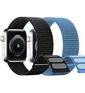 SimpleThings Compatible with Kids Apple Watch Bands, Nylon Hook and Loop for K12 Boy Girl Small W...