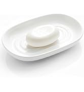 OTHIX Ceramic Soap Dish with Unique Marble Texture, Decorative Bar Soap Holder for Bathroom and K...