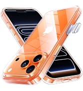 NIMASO for iPhone 17 Pro Case Clear, Military Grade Shockproof Drop Protection, Non-Yellowing Sli...